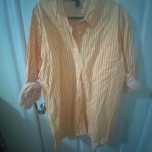 Striped Orange women’s Shirt
